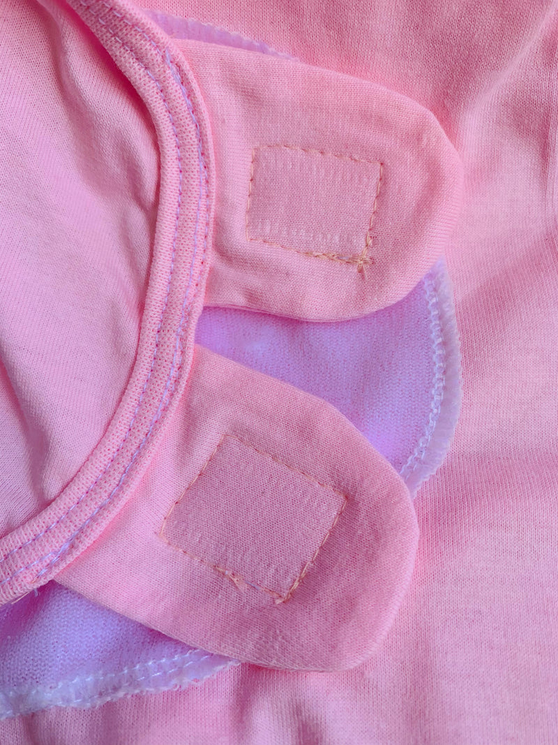 Swaddle Uau!Baby - Rosa Bebê: Ajustável -Cueiro Charutinho Saco de Dormir 100% algodão (Compra Segura!)