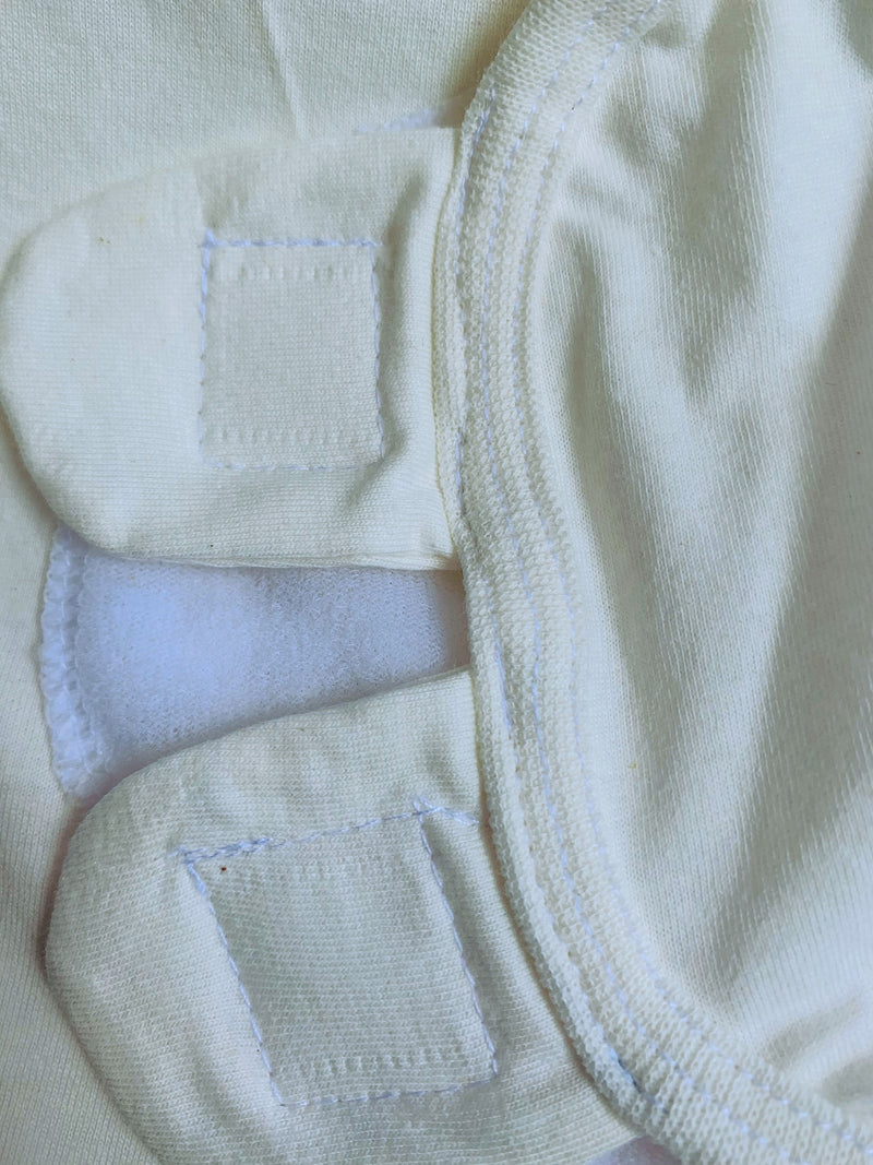 Swaddle Uau!Baby - Creme: Ajustável -Cueiro Charutinho Saco de Dormir 100% algodão (Compra segura!)
